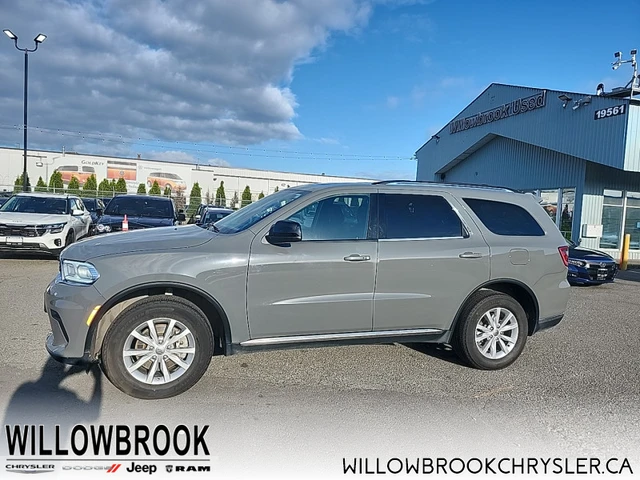 2023 Dodge Durango SXT, šedá, 27 905 km, dovoz Kanada — foto 3 z 5