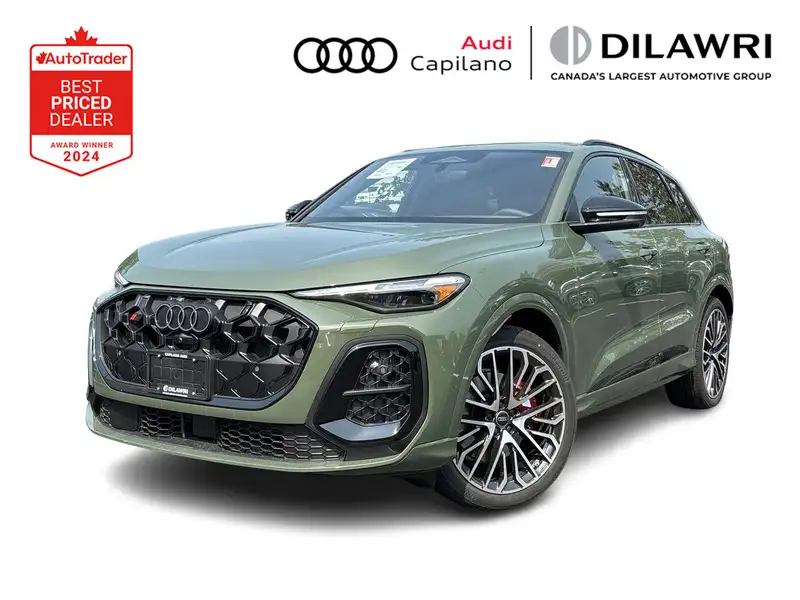 2026 Audi SQ5 TFSI quattro Technik COMMANDING PERFORMANCE. ELEVA, zelená, 10 km, dovoz Kanada — foto 1