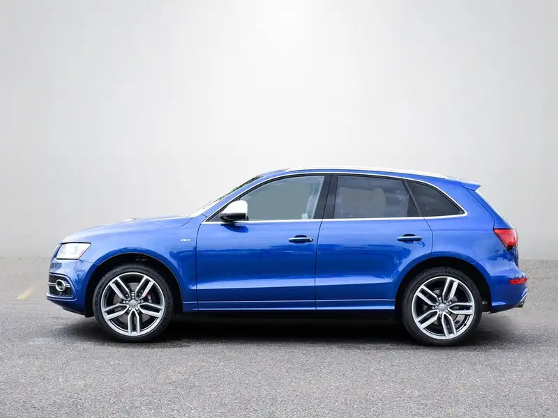 2015 Audi SQ5 Technik, modrá, 200 000 km, dovoz Kanada — foto 3 z 12