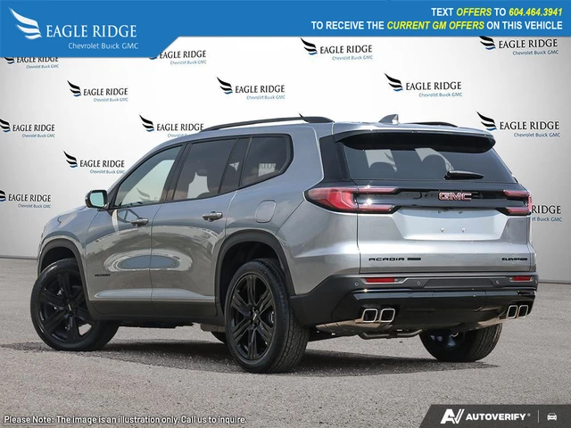2026 GMC Acadia Elevation, stříbrná, 10 km, dovoz Kanada — foto 4 z 5