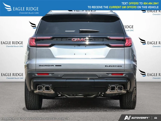 2026 GMC Acadia Elevation, stříbrná, 10 km, dovoz Kanada — foto 5 z 5