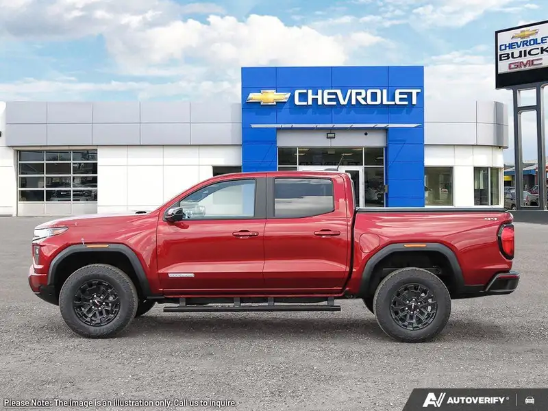 2026 GMC Canyon Elevation, červená, 14 km, dovoz Kanada — foto 3 z 12