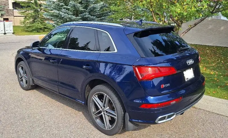 2018 Audi SQ5 Technik, modrá, 124 900 km, dovoz Kanada — foto 2 z 12