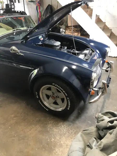 1990 Austin-Healey 3000 convertable, modrá, 26 000 km, dovoz Kanada — foto 10 z 12