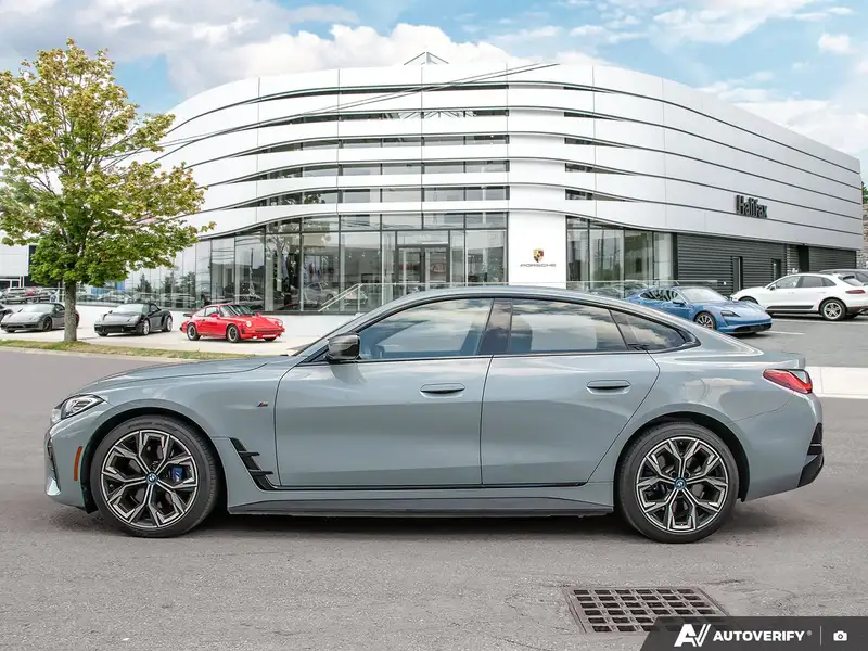 2023 BMW I4 M50, šedá, 104 273 km, dovoz Kanada — foto 2 z 12