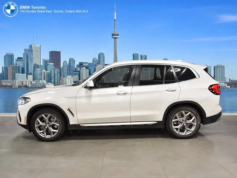 2022 BMW X3, bílá, 95 888 km, dovoz Kanada — foto 3 z 12