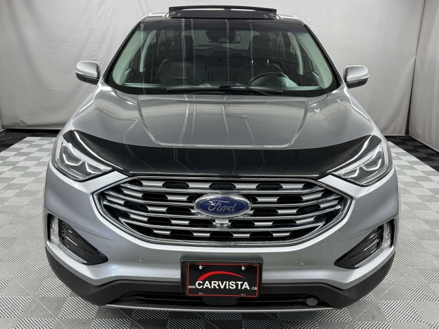 2020 Ford Edge Titanium AWD, stříbrná, 114 400 km, dovoz Kanada — foto 3 z 20
