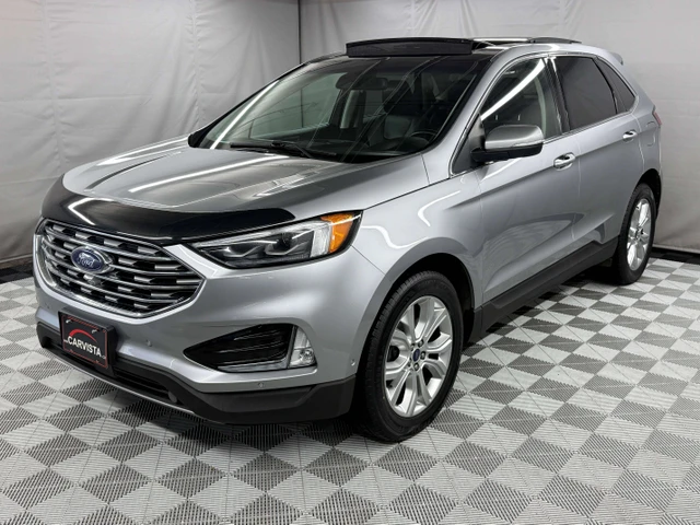 2020 Ford Edge Titanium AWD, stříbrná, 114 400 km, dovoz Kanada — foto 4 z 20
