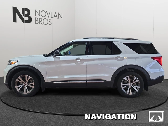2020 Ford Explorer Platinum, bílá, 134 194 km, dovoz Kanada — foto 3 z 8