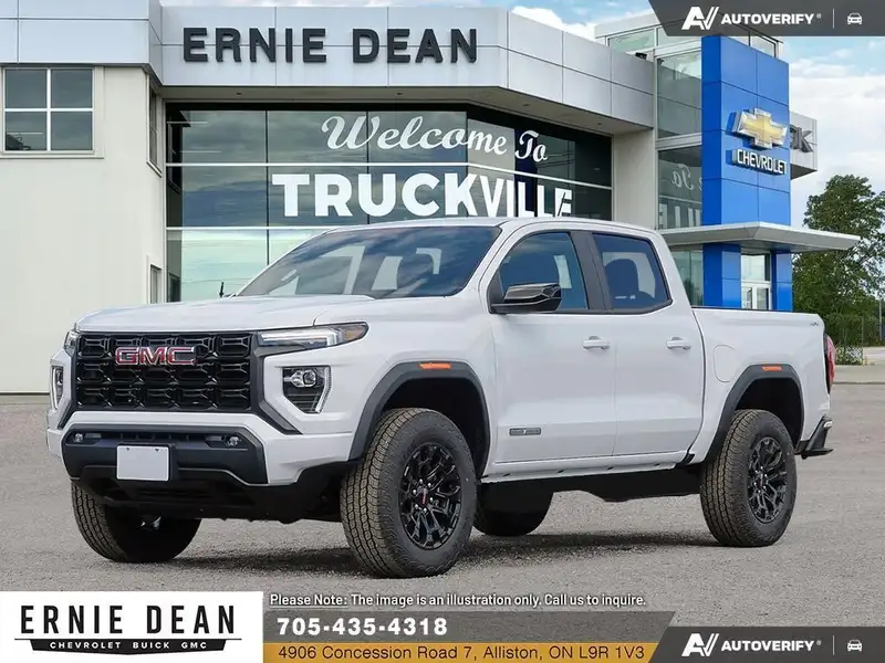2026 GMC Canyon Elevation, bílá, 0 km, dovoz Kanada — foto 1