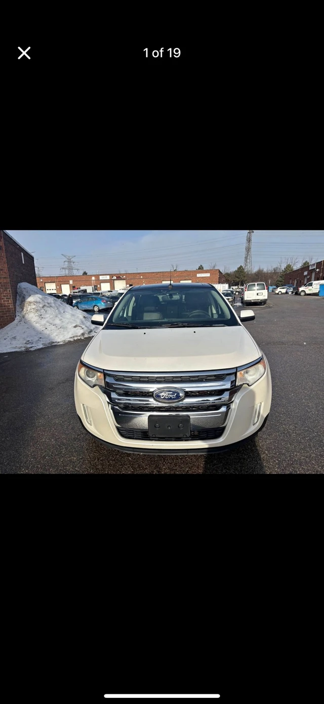 2011 Ford Edge SEL, bílá, 140 000 km, dovoz Kanada — foto 2 z 5