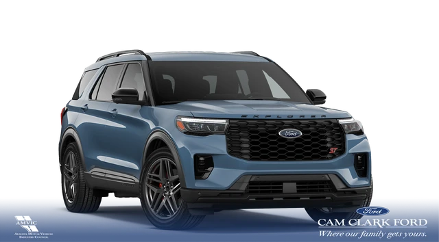 2026 Ford Explorer ST, modrá, 1 km, dovoz Kanada — foto 4 z 7