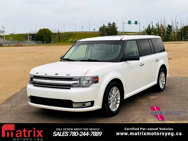 2019 Ford Flex SEL, bílá, 227 423 km, dovoz Kanada — foto 2 z 5