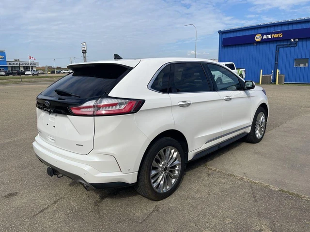 2022 Ford Edge Titanium, bílá, 130 521 km, dovoz Kanada — foto 7 z 20