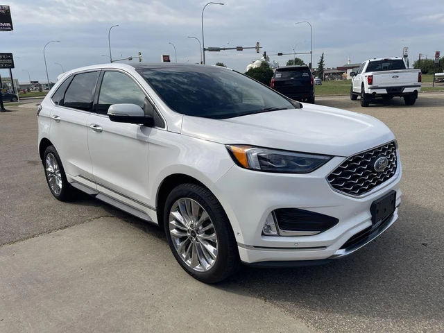 2022 Ford Edge Titanium, bílá, 130 521 km, dovoz Kanada — foto 9 z 20