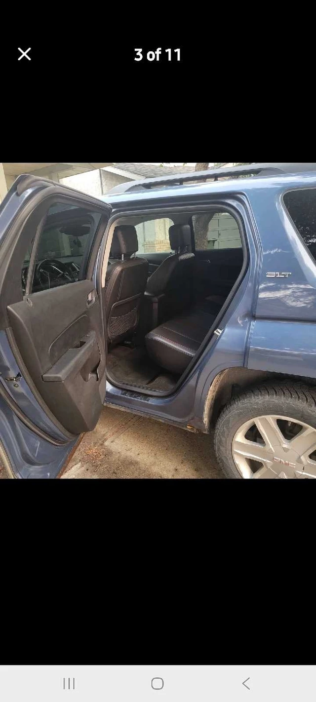 2012 GMC Terrain, modrá, 189 298 km, dovoz Kanada — foto 5 z 5
