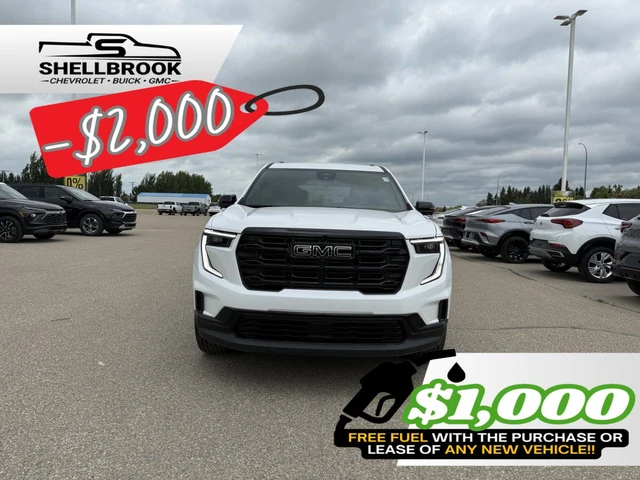 2026 GMC Acadia Elevation, bílá, 1 km, dovoz Kanada — foto 2 z 5