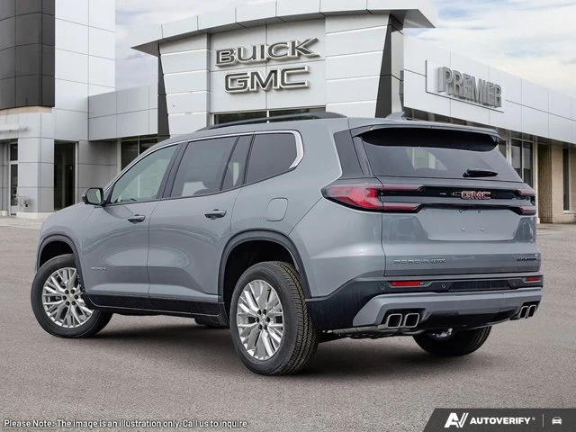 2026 GMC Acadia Elevation, šedá, 2 495 km, dovoz Kanada — foto 4 z 20