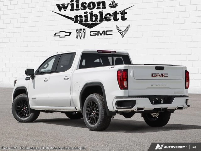 2026 GMC Sierra 1500 Elevation, bílá, 10 km, dovoz Kanada — foto 4 z 20