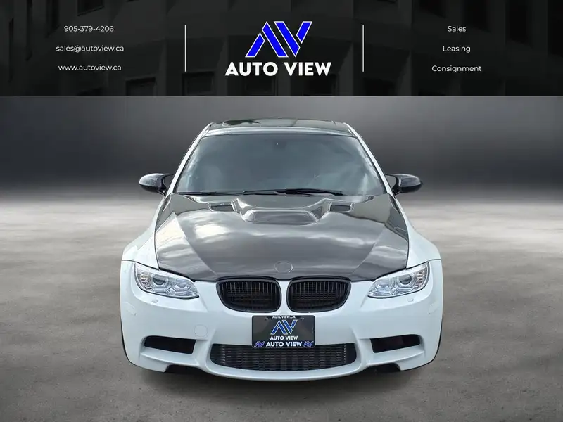 2012 BMW M3 *PROCHARGED & FULLY BUILT*, bílá, 89 858 km, dovoz Kanada — foto 2 z 12