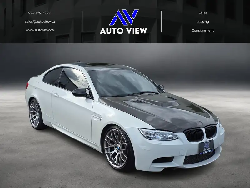 2012 BMW M3 *PROCHARGED & FULLY BUILT*, bílá, 89 858 km, dovoz Kanada — foto 3 z 12