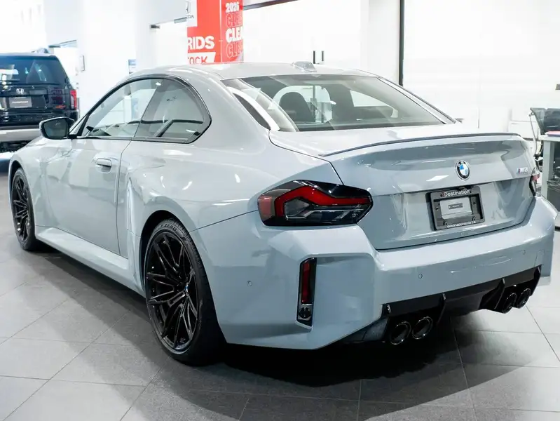 2023 BMW M2 Premium Package | HUD & Automatic Parking, šedá, 25 799 km, dovoz Kanada — foto 9 z 12