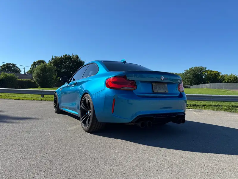 2018 BMW M2, modrá, 75 000 km, dovoz Kanada — foto 5 z 12
