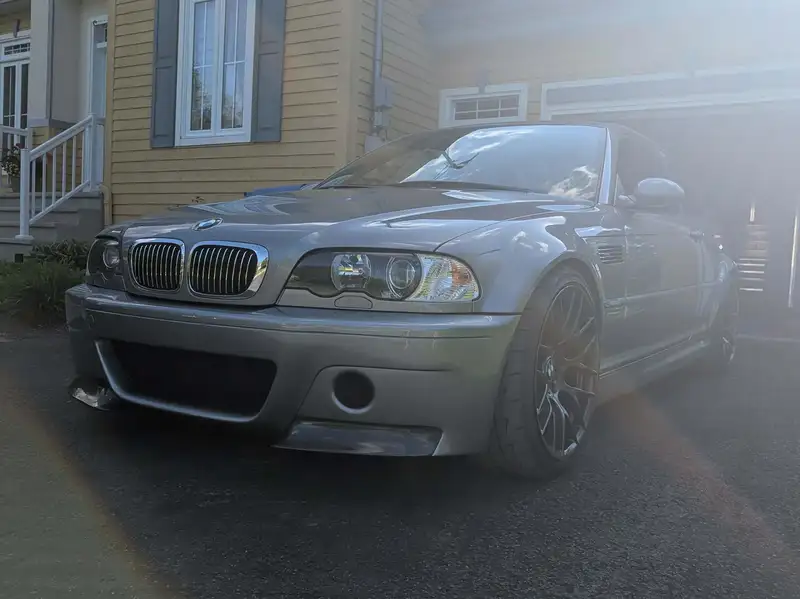 2003 BMW M3, šedá, 108 000 km, dovoz Kanada — foto 8 z 11
