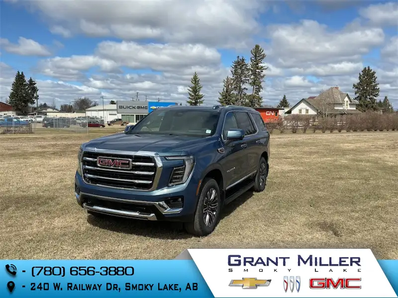 2026 GMC Yukon Elevation, modrá, 10 km, dovoz Kanada — foto 3 z 12