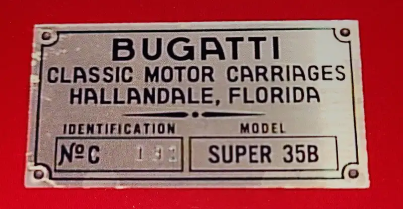 1978 Bugatti Unspecified Bugatti Type 35 replica, červená, 400 km, dovoz Kanada — foto 7 z 7