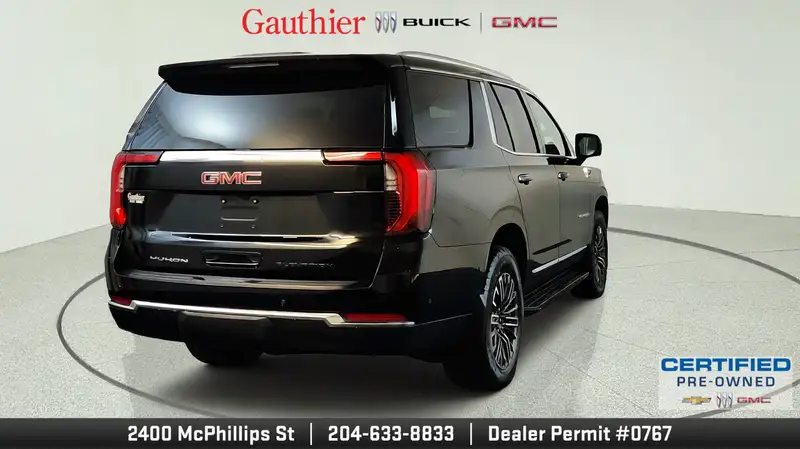 2025 GMC Yukon Elevation, černá, 63 405 km, dovoz Kanada — foto 3 z 12