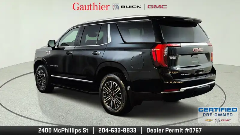 2025 GMC Yukon Elevation, černá, 63 405 km, dovoz Kanada — foto 4 z 12