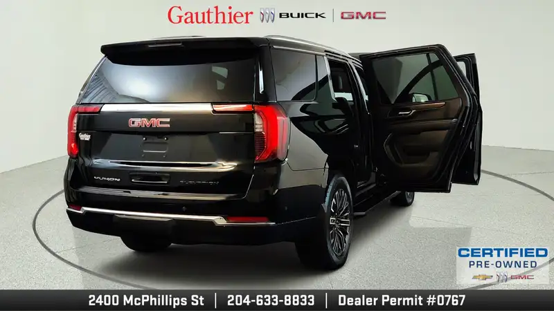 2025 GMC Yukon Elevation, černá, 63 405 km, dovoz Kanada — foto 9 z 12