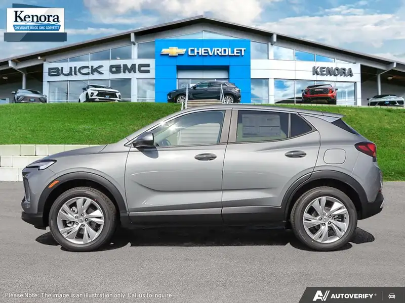 2026 Buick Encore Preferred AWD, šedá, 90 km, dovoz Kanada — foto 3 z 12