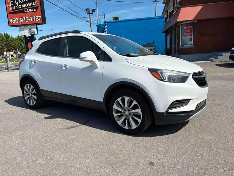2019 Buick Encore Preferred, bílá, 142 646 km, dovoz Kanada — foto 3 z 12
