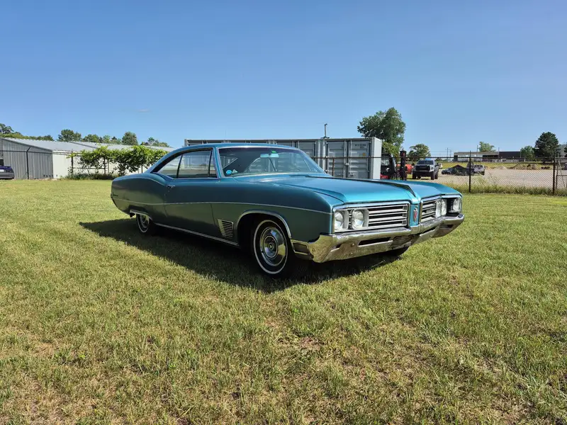 1968 Buick Roadmaster, modrá, 12 476 km, dovoz Kanada — foto 6 z 10