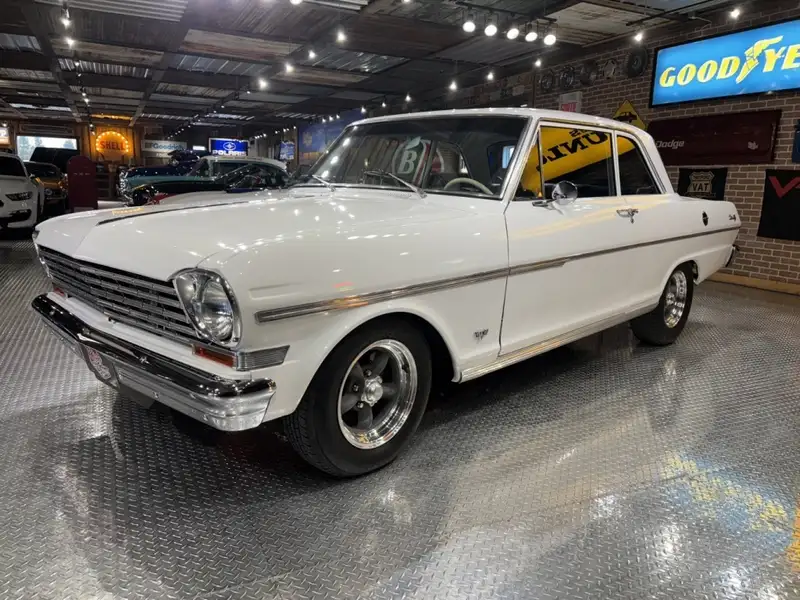 1963 Chevrolet Nova Chevy ll / Nova, bílá, 1 111 km, dovoz Kanada — foto 11 z 12