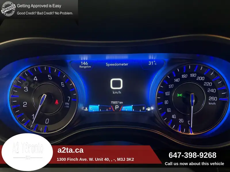 2016 Chrysler 300 Touring, černá, 75 500 km, dovoz Kanada — foto 12 z 12