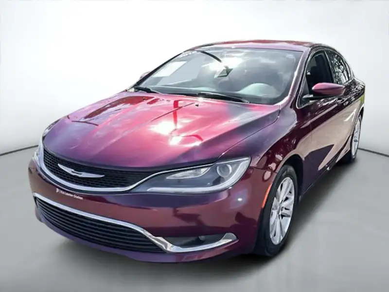 2016 Chrysler 200 LIMITED, červená, 94 399 km, dovoz Kanada — foto 3 z 12