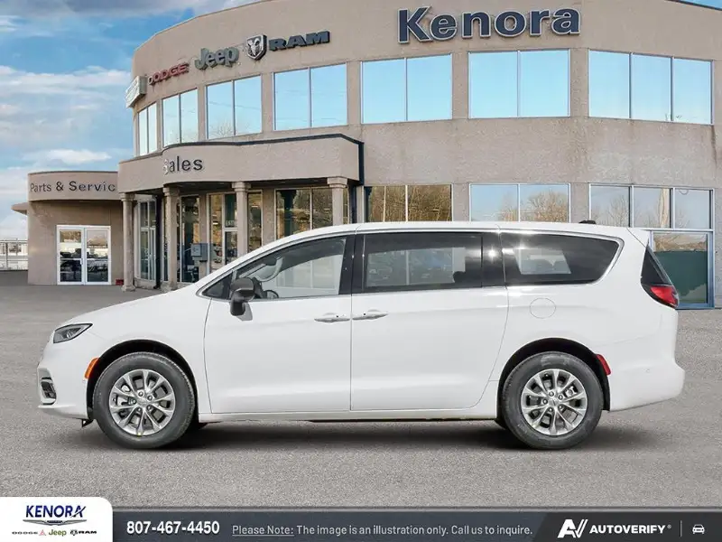 2026 Chrysler Pacifica SELECT, bílá, 26 km, dovoz Kanada — foto 3 z 12