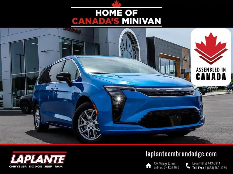 2027 Chrysler Pacifica Select, modrá, 0 km, dovoz Kanada — foto 1