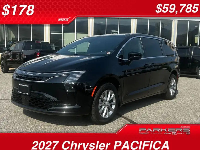 2027 Chrysler Pacifica Select AWD, černá, 0 km, dovoz Kanada — foto 1