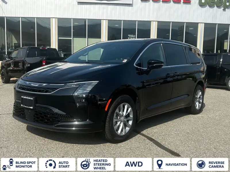 2027 Chrysler Pacifica Select AWD, černá, 0 km, dovoz Kanada — foto 2 z 12