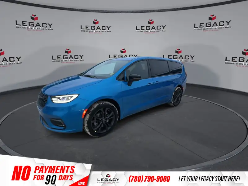 2026 Chrysler Pacifica Select AWD, modrá, dovoz Kanada — foto 4 z 12
