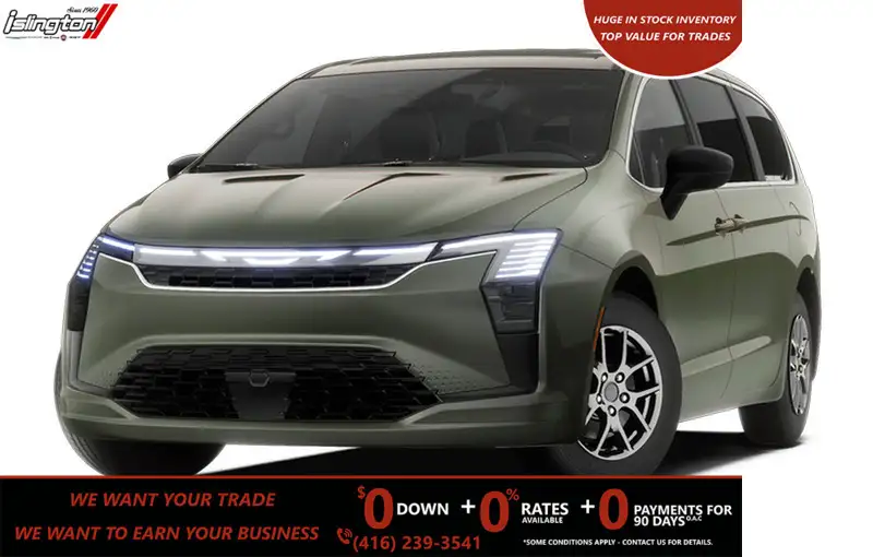 2027 Chrysler Pacifica SELECT, zelená, 0 km, dovoz Kanada — foto 1