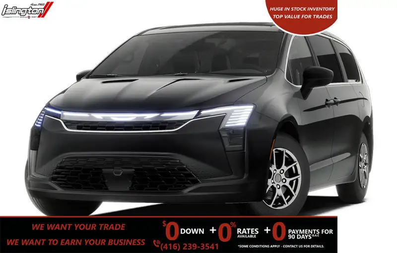 2027 Chrysler Pacifica SELECT, černá, 0 km, dovoz Kanada — foto 1