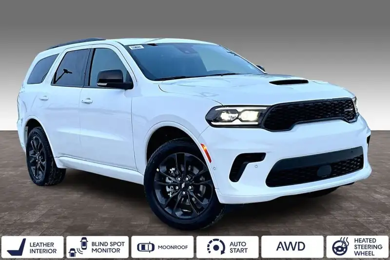2026 Dodge Durango Gt Plus, bílá, 0 km, dovoz Kanada — foto 2 z 12