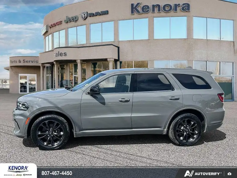 2022 Dodge Durango SXT, šedá, 139 535 km, dovoz Kanada — foto 3 z 12