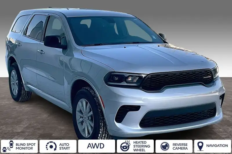 2026 Dodge Durango Sxt, stříbrná, 0 km, dovoz Kanada — foto 3 z 12