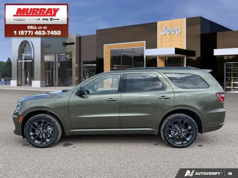 2026 Dodge Durango GT, zelená, 10 km, dovoz Kanada — foto 3 z 12